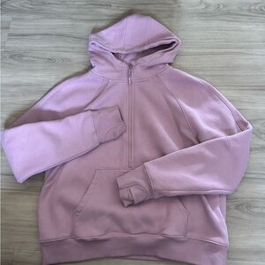 Lole Pink Half-Zip Hoodie